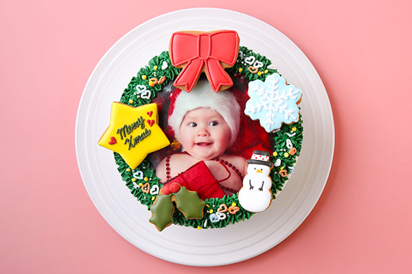 飾り付け自由クリスマスケーキ